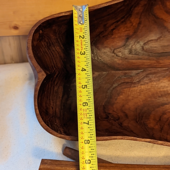 "Monkey Pod" wood bowl set - Picture 3 of 6